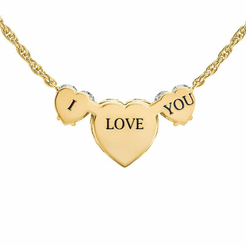 I Love You Necklace with FREE Matching Earrings