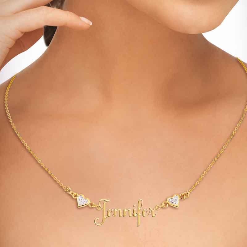 Personalized Name Diamond Necklace
