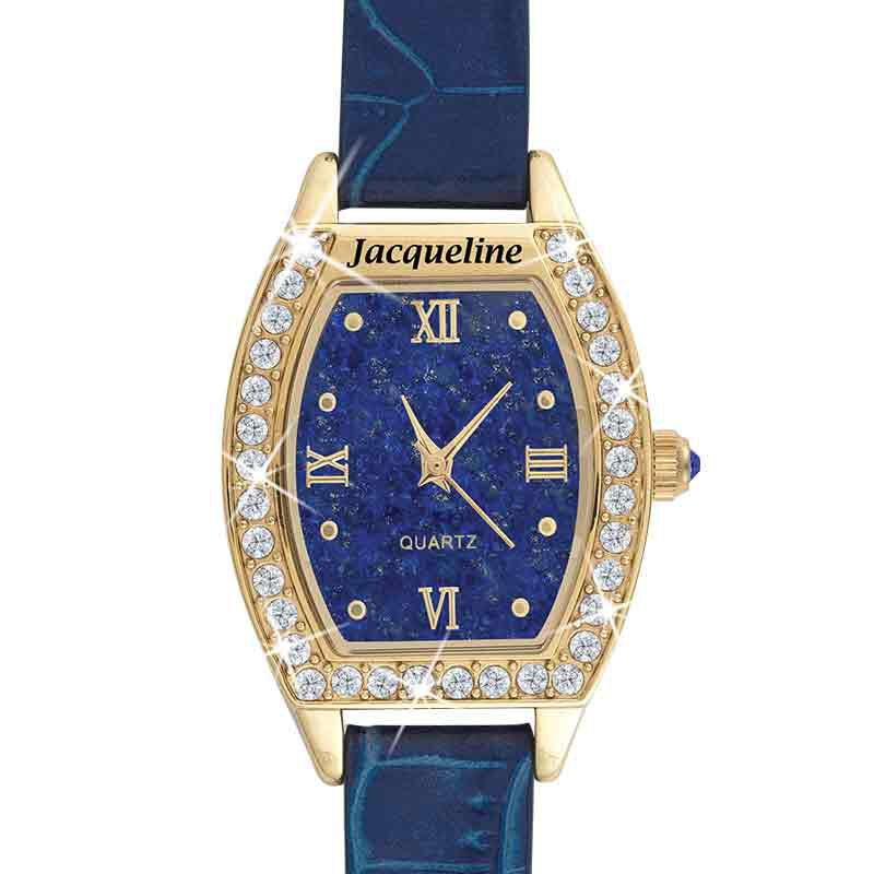 Personalized Blue Lapis Watch