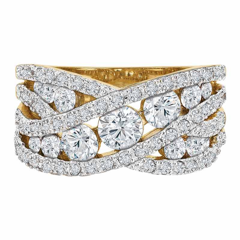 The Five Carat Kiss Ring