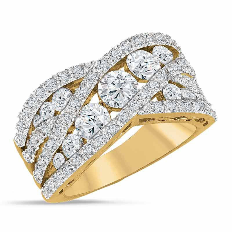 The Five Carat Kiss Ring