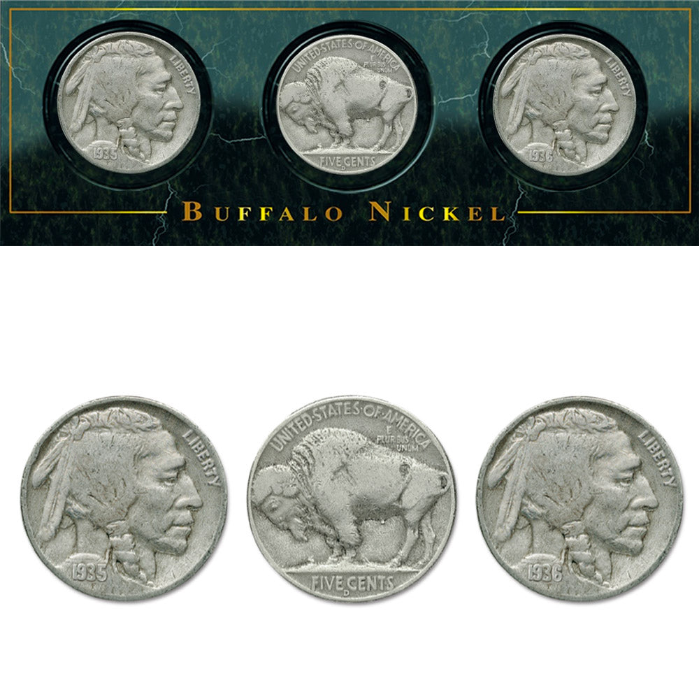 Collectible Coins of America - Buffalo Nickel Set